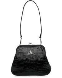 Vivienne Westwood - Croc-Embossed Clutch Bag - Lyst