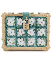 Dolce & Gabbana - Dolce Box Raffia Top-handle Bag - Lyst