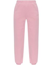 ROTATE BIRGER CHRISTENSEN - Logo-Embroidered Track Pants - Lyst