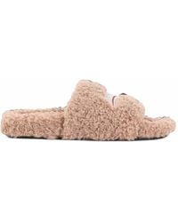Balenciaga - Offene Furry Mules - Lyst