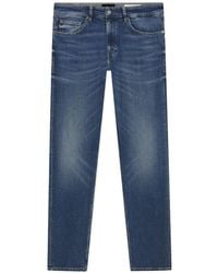 BOSS - Vaqueros Slim Delaware Stretch Azules - Lyst