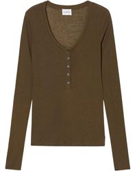 Closed - Henley Long-Sleeve Top - Lyst