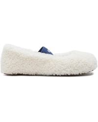 Moon Boot - Shearling Ballet Flats - Lyst