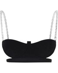 Gcds - Logo-Chain Bra Top - Lyst