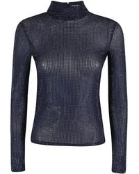 retroféte - Crystal-Embellished Top - Lyst