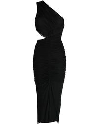 Jonathan Simkhai - Seraiah Ruched Midi Dress - Lyst