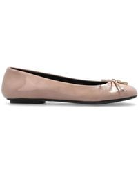 Furla - Leather Ballerina Flats - Lyst