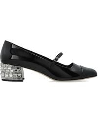 Jimmy Choo - Elisa Crystal Pumps - Lyst