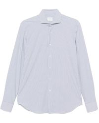 Xacus - Striped Long-Sleeve Shirt - Lyst
