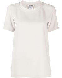 Max Mara - T-Shirt mit rundem Ausschnitt - Lyst