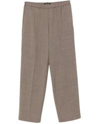 Fabiana Filippi - Elasticated-Waistband Pressed-Crease Trousers - Lyst