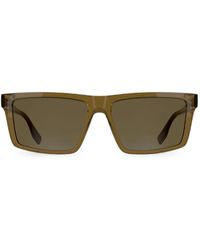 KARL LAGERFELD - Lunettes De Soleil À Monture Rectangulaire - Lyst
