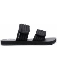 Palm Angels - Double Strap Quilted Sandals - Lyst
