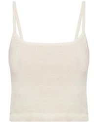 Officine Generale - Eliane Square-Neck Top - Lyst