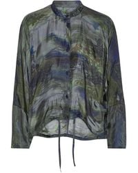 Henrik Vibskov - Abstract-Print Drawstring Top - Lyst