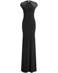 Ralph Lauren - Sheer Detailing Maxi-Dress - Lyst
