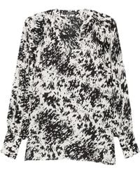 KARL LAGERFELD - Blouse À Imprimé Abstrait - Lyst
