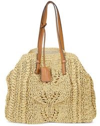 Ermanno Scervino - Raffia Tote Bag - Lyst