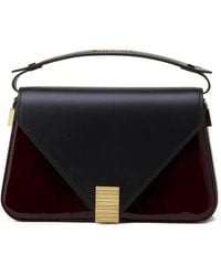 Lanvin - Small Concerto Arpège Flap-front Leather Crossbody Bag - Lyst