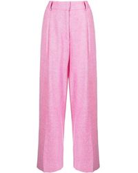 Mira Mikati - High-waisted Pleated Trousers - Lyst