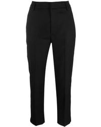 Dondup - Low-Rise Tailored Cropped Trousers - Lyst