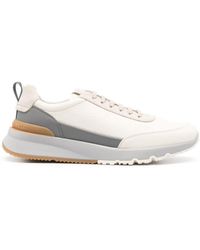 Brunello Cucinelli - Baskets En Cuir - Lyst