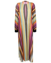 Missoni - Zigzag-woven Long Beach Cover-up - Lyst