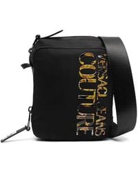 Versace Jeans Couture - Logo-embellished Messenger Bag - Lyst
