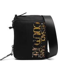 Versace Jeans Couture - Logo-embellished Messenger Bag - Lyst