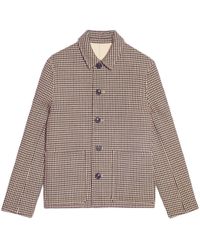 Ami Paris - Giacca con motivo pied-de-poule - Lyst