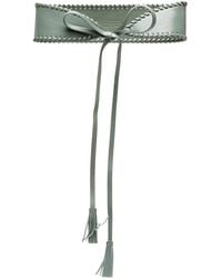 Twinset - Tassel-Detail Leather Sash Belt - Lyst