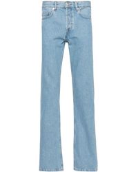 A.P.C. - Halbhohe New Standard Straight-Leg-Jeans - Lyst
