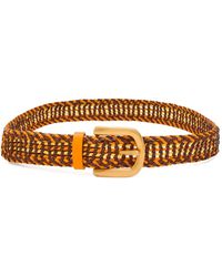 Gabriela Hearst - Woven Buckle Belt - Lyst