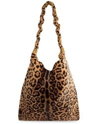 Saint Laurent - Medium Amalia Leopard-Print Tote Bag - Lyst