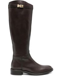 Julie Dee - 30Mm Buckle-Fastening Leather Boots - Lyst
