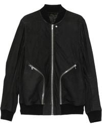 Rick Owens - Chaqueta Bómber Con Cremallera - Lyst