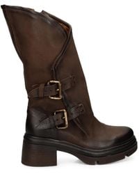 A.s.98 - Easton Buckle-Fastening Leather Boots - Lyst