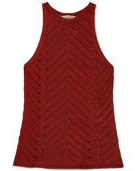 Twinset - Chevron Knit Top - Lyst