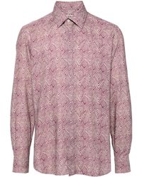Corneliani - Overhemd Met Geometrische Print - Lyst