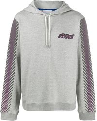 Koche Phoenix Embroidered Hooded Sweatshirt - Grey