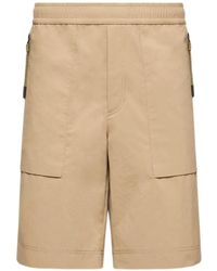 Moncler - Bermudas Con Bolsillo De Parche - Lyst