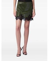 Self-Portrait - Sequin-Embellished Mini Skirt - Lyst