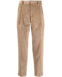 Woolrich - Pantalon en velours côtelé à détails plissés - Lyst