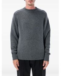 Extreme Cashmere - Ordinary Trui Met Geribbelde Afwerking - Lyst