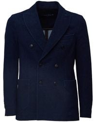 Circolo 1901 - Double-Breasted Peak-Lapel Blazer - Lyst