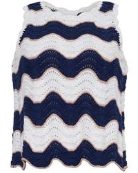 Cara Cara - Casey Stripe Crochet Top - Lyst