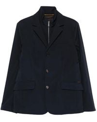 Moorer - Button Zip Jacket - Lyst