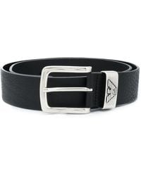 Emporio Armani - Leather Belt - Lyst