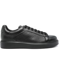 Doucal's - Grained-Leather Sneakers - Lyst