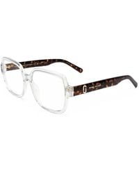 Marc Jacobs - Tortoiseshell-Effect Square-Frame Glasses - Lyst